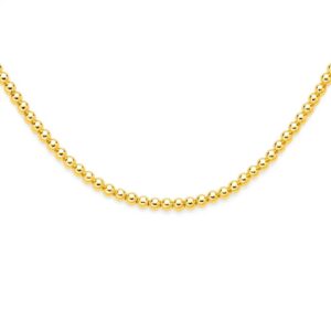 14k Yellow Gold Bead Chain (6mm)